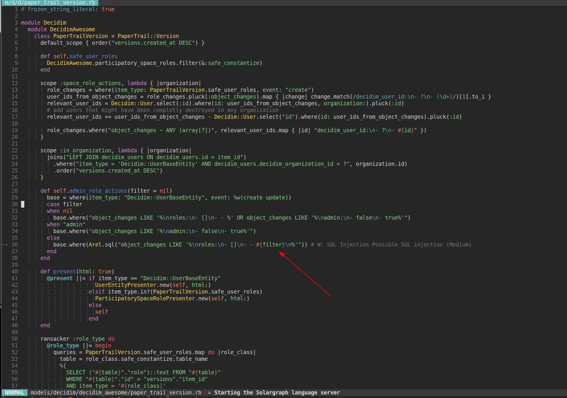 Decidim-Awesome: SQL Injection in AdminAccountability | AIT Penetration ...